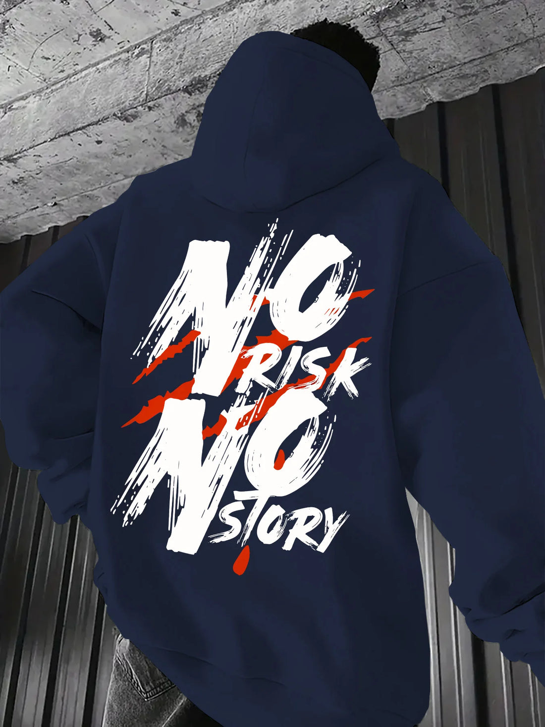 Men's Hoodie with Unique Letter Print, Autumn and Winter Outdoor Long-Sleeved Hoodie, Comfortable, Casual and Stylish.