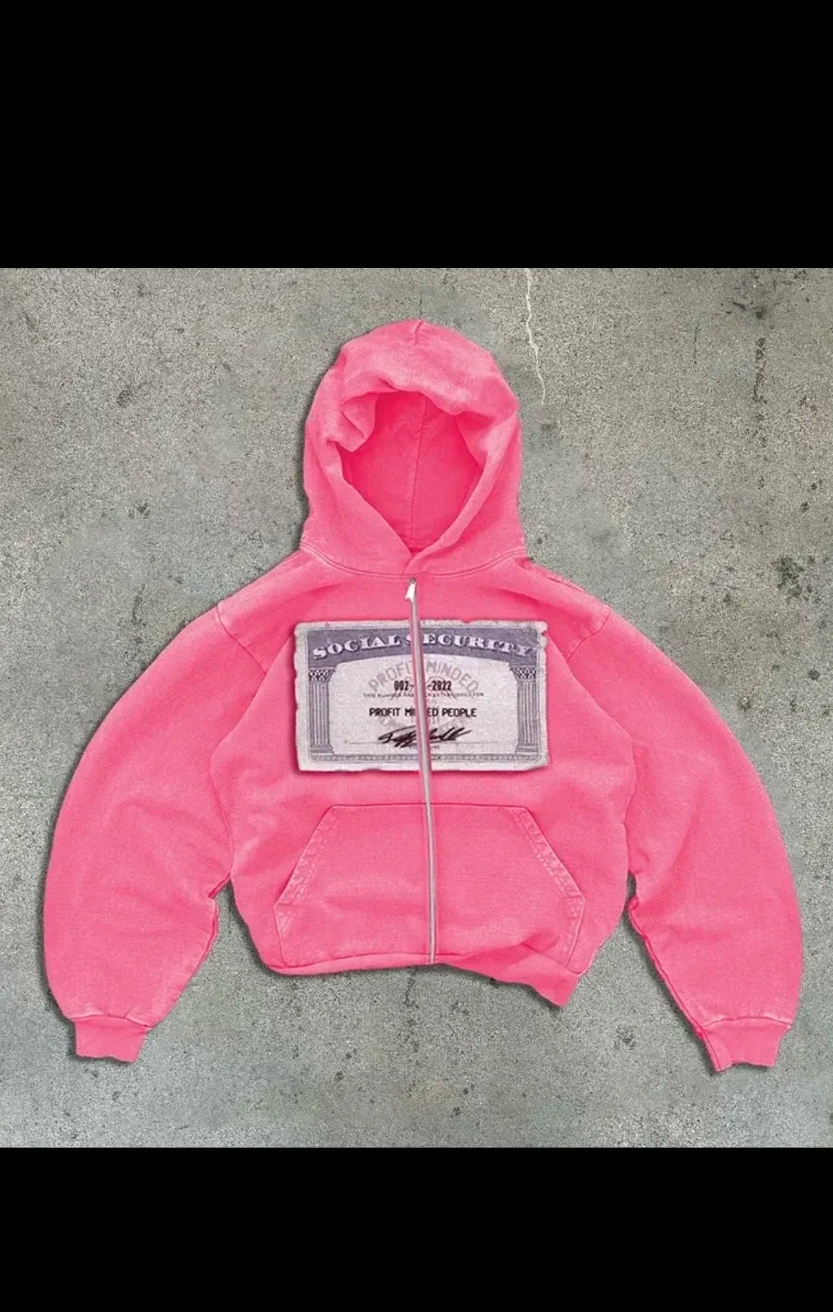 2000s New PM Fashion Men Hoodies Harajuku Hip Hop Printing Long Sleeve Coats Loose zipper Hooded Sweatshirt Men Women Streetwear