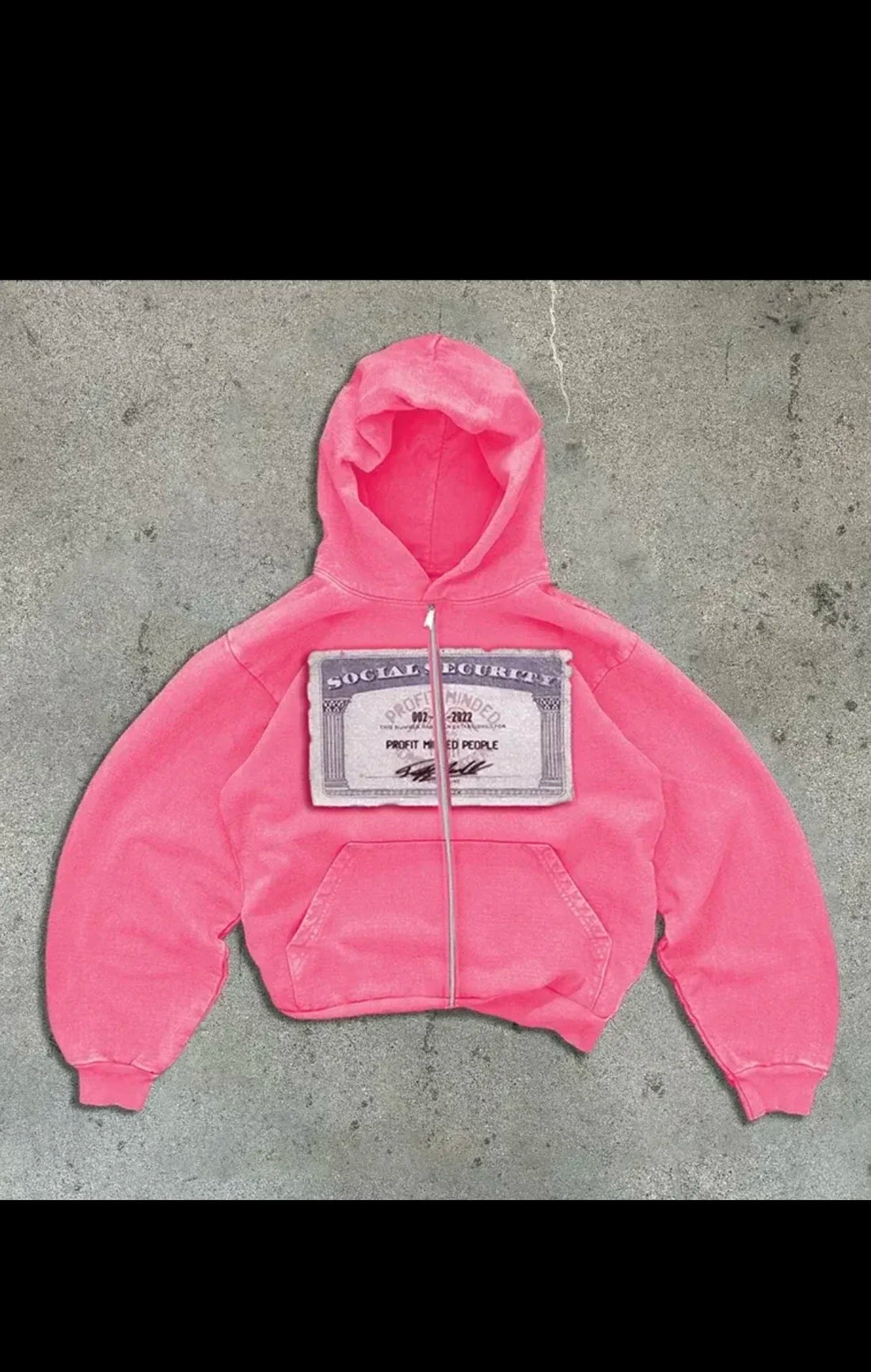 2000s New PM Fashion Men Hoodies Harajuku Hip Hop Printing Long Sleeve Coats Loose zipper Hooded Sweatshirt Men Women Streetwear