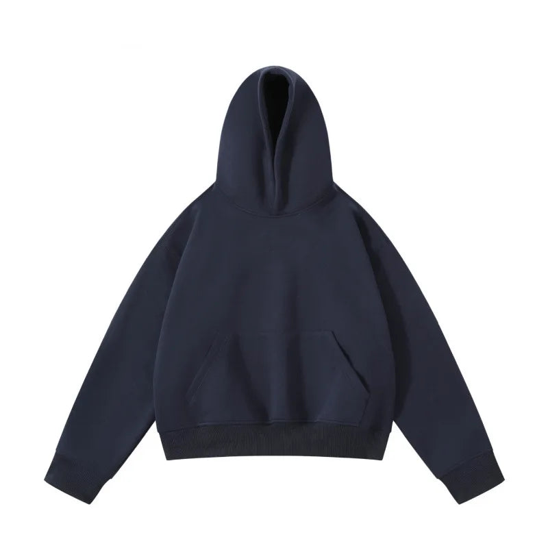 New Arrival Spring & Autumn Short Couple Hoodies for Men and Women - High Weight Pullover Hoodie B255-FW228