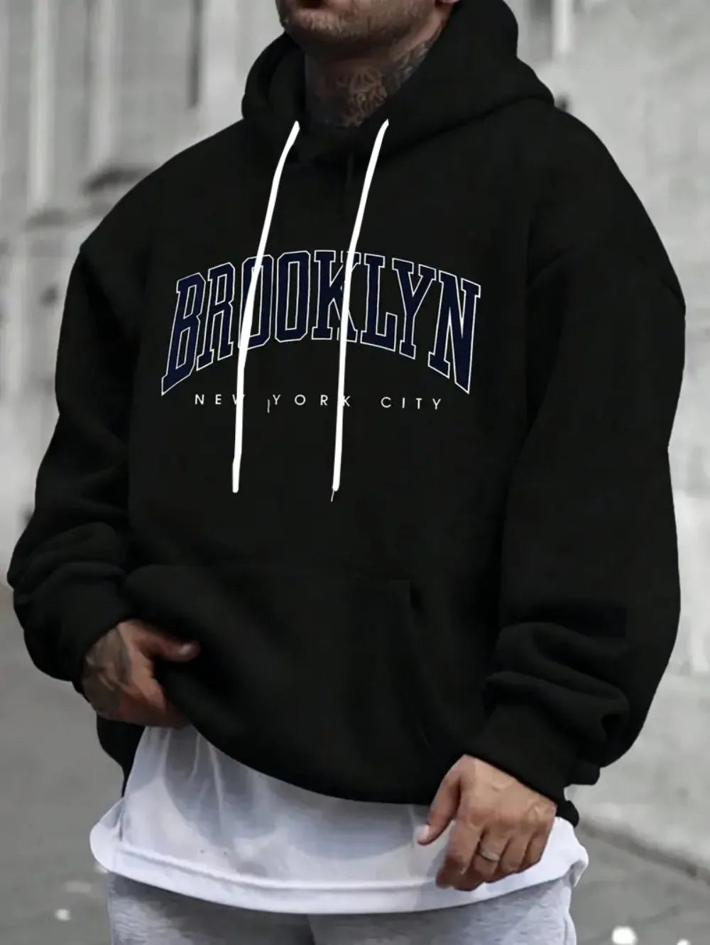 Hot selling new men's autumn fashion letter print comfortable and soft hoodie outdoor urban sports casual wear