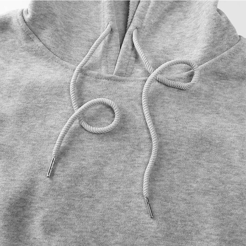 Men Fall Wind Resistant Hooded Top Ribbed Hem & Cuff Drawstring Design Outdoor Camping Daily Wear Hoody