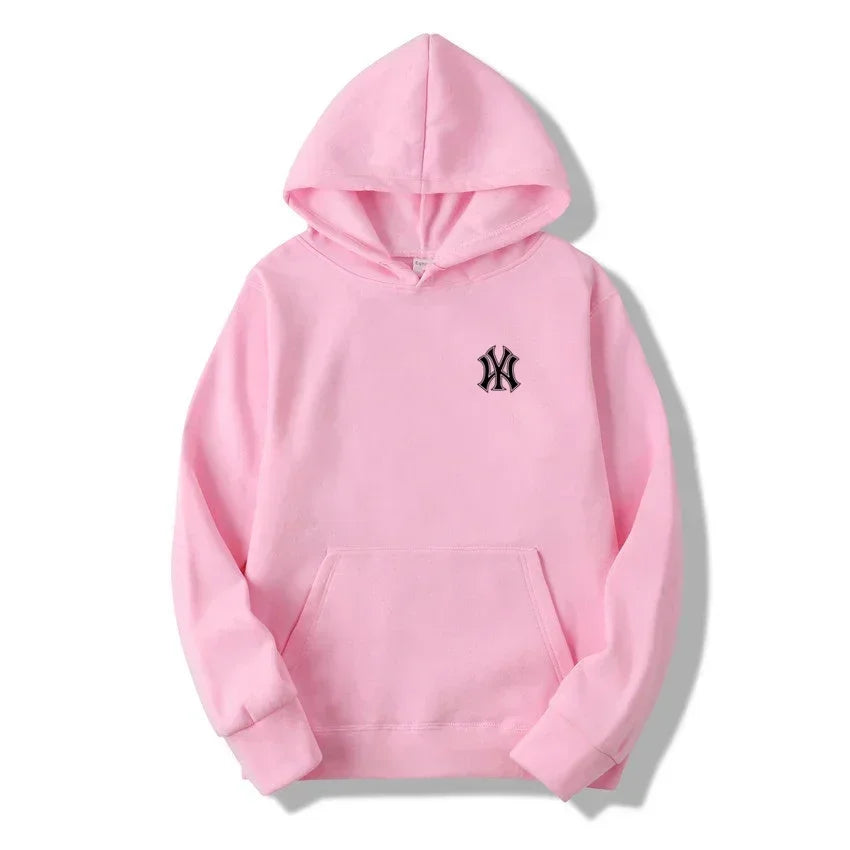 Men's casual fashionable hooded sweatshirt, outdoor sports shirt, printed pullover shirt