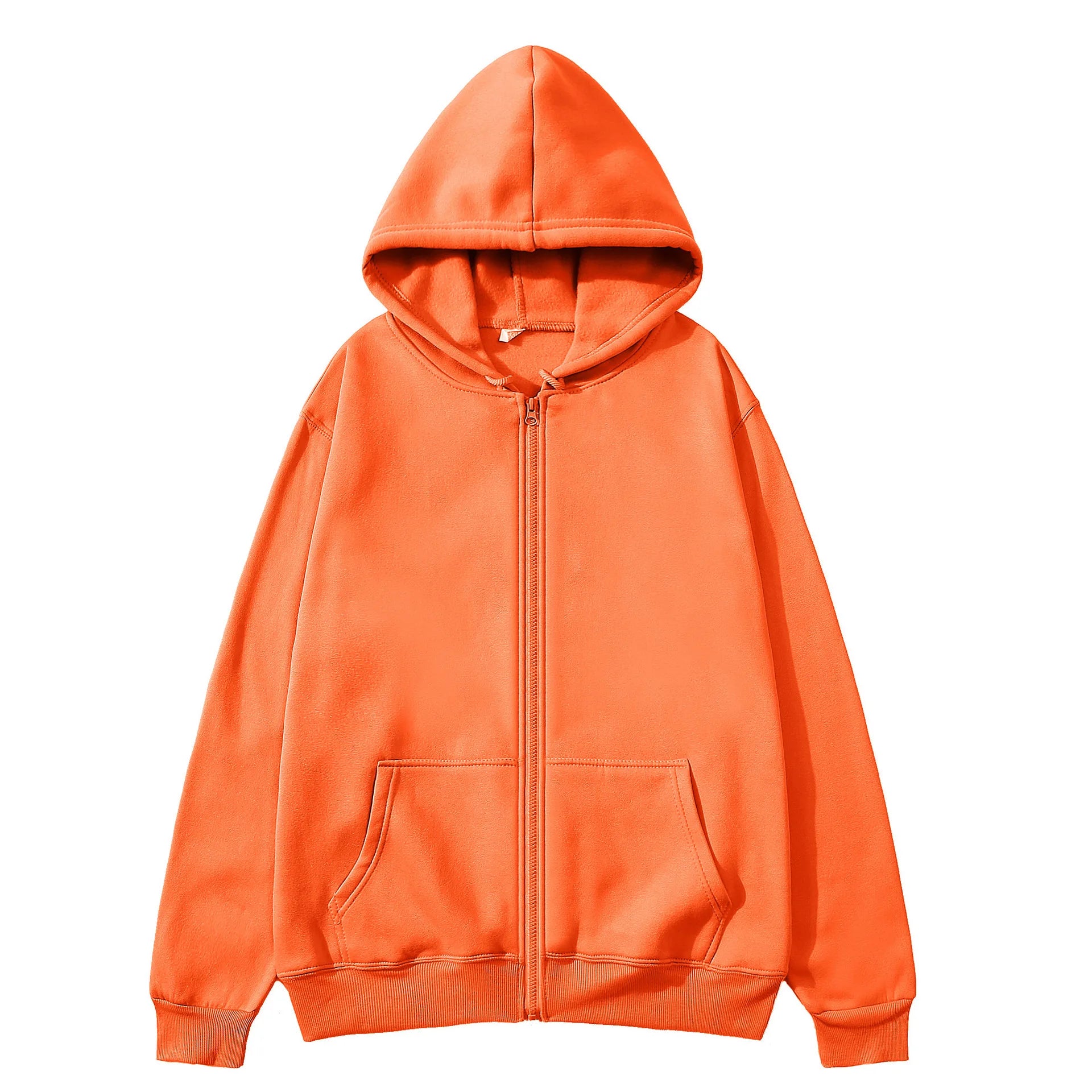 Women Fleece Zip Up Hoodies Running Sports Sweatshirts Fashion Female Classic Casual Zipper Jackets Y2k Hip Hop Streetwear