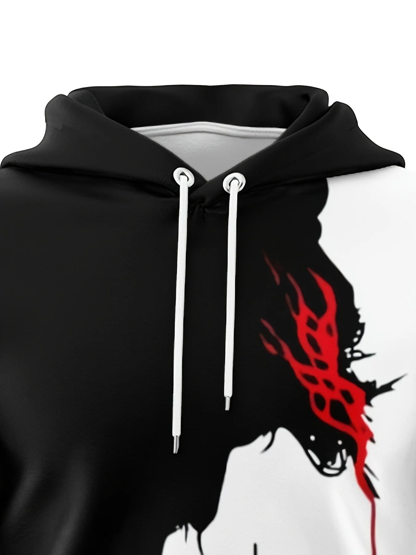 The new men's hoodie for the autumn of 2025 features a casual fashionable and sporty 3D Christ Jesus pattern print