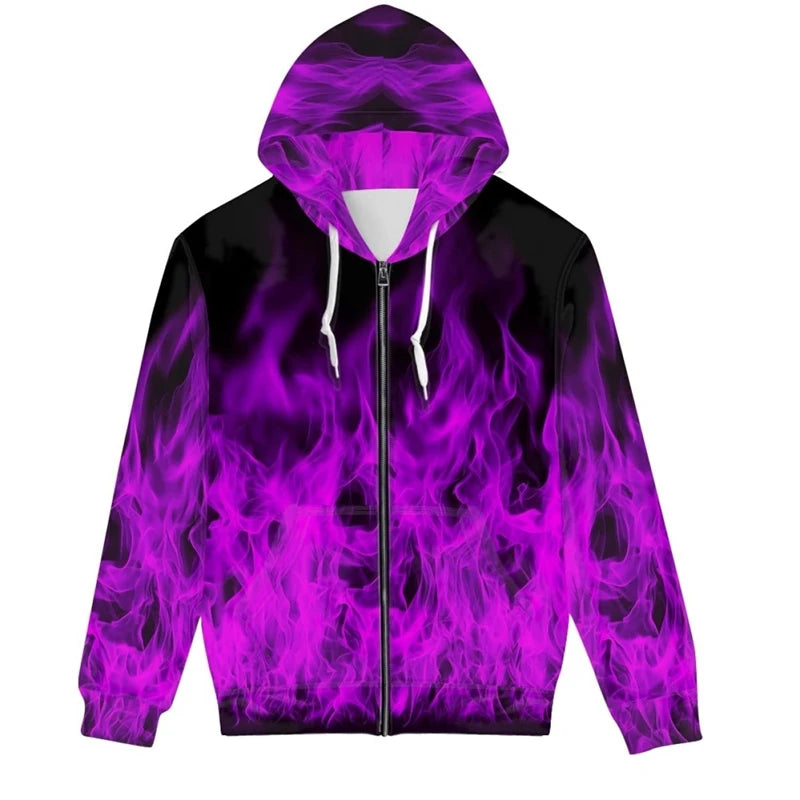 Graffiti Tie Dye 3d Graphic Zipper Hoodies Sweatshirts Men Women Unisex Oversized Hoodie Kids Zip Up Streetwear Tracksuits Tops