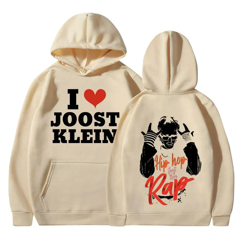 I Love Joost Klein Europapa Hoodies Men/Women Clothing Fashion Harajuku Hip Hop Sweatshirts Autumn Winter Fleece Warm Pullovers