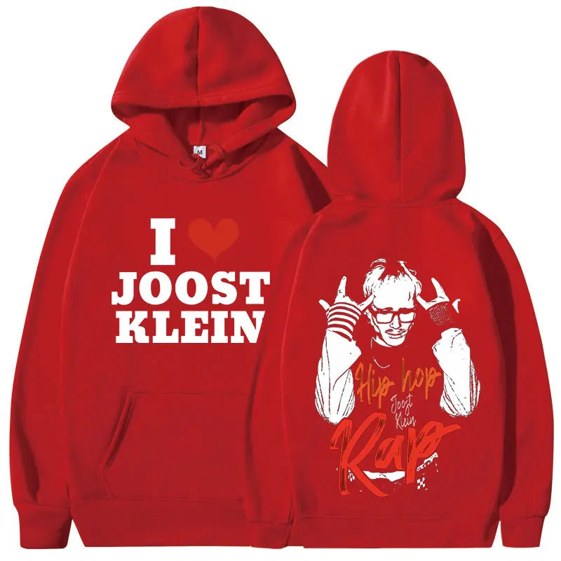 I Love Joost Klein Europapa Hoodies Men/Women Clothing Fashion Harajuku Hip Hop Sweatshirts Autumn Winter Fleece Warm Pullovers