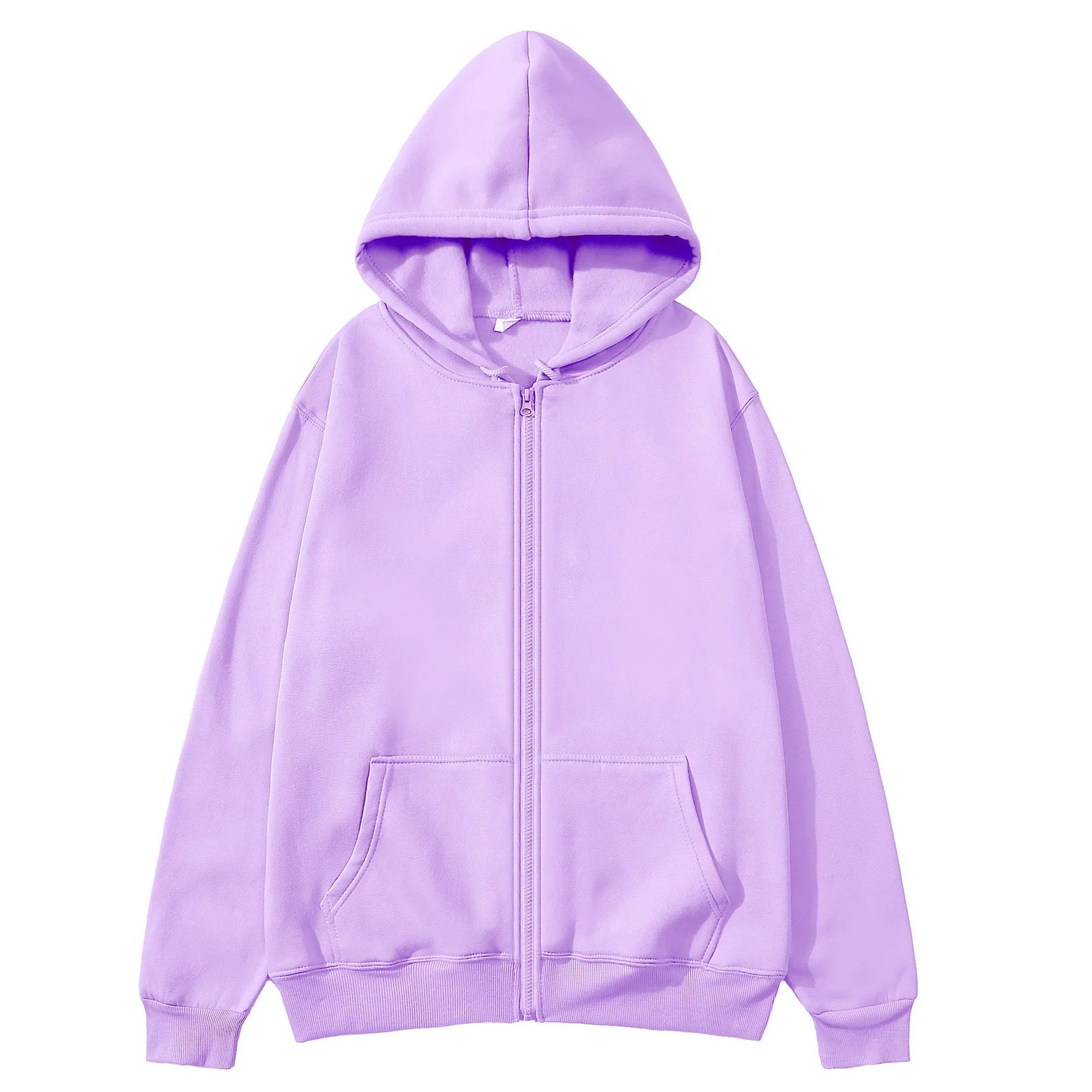 Women Fleece Zip Up Hoodies Running Sports Sweatshirts Fashion Female Classic Casual Zipper Jackets Y2k Hip Hop Streetwear