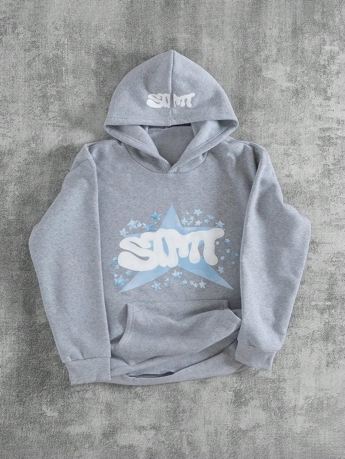 The new men's hooded sweatshirt for Spring and Autumn 2025 is casual fashionable and comfortable with 3D star pattern printing