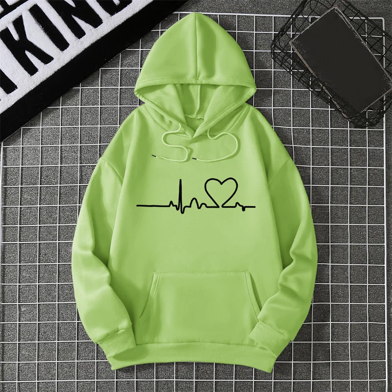 2025 Winter New Women's Hoodie High Street Unisex style Double Pockets Sweatshirts Outerwear Plus-Size Women's Clothing CYXX247