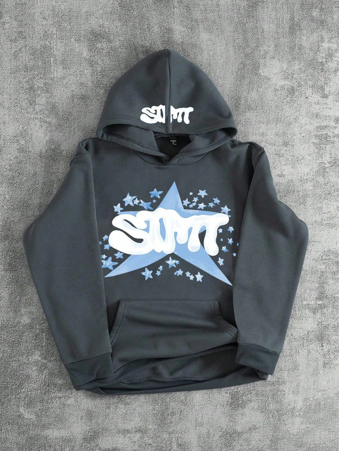 The new men's hooded sweatshirt for Spring and Autumn 2025 is casual fashionable and comfortable with 3D star pattern printing