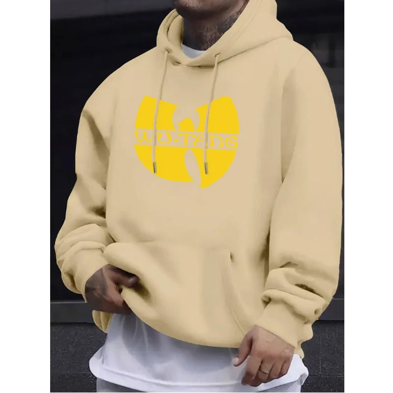 Hip Hop Années 90 Wu Clan T-tangs Hoodie Men Women's Casual Autumn Winter Vintage Hoodies Fleece Long Sleeve Hooded Sweatshirts
