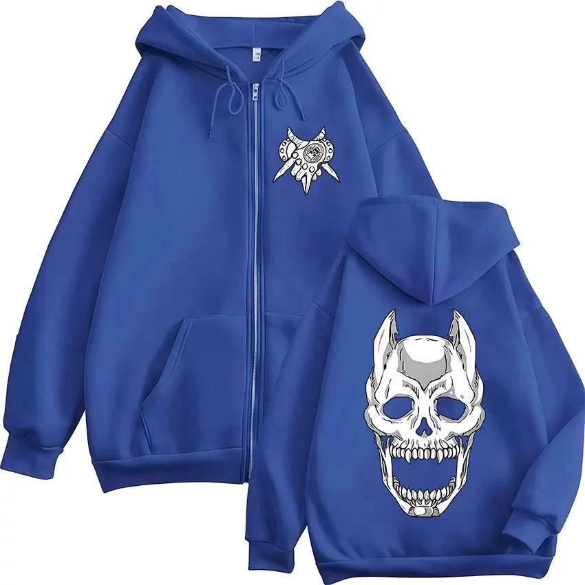 Anime Jojo Bizarre Adventure Kira Yoshikage Killer Queen Zipper Hoodies Men's Clothing Zip Up Hooded Sweatshirts Jackets Coats