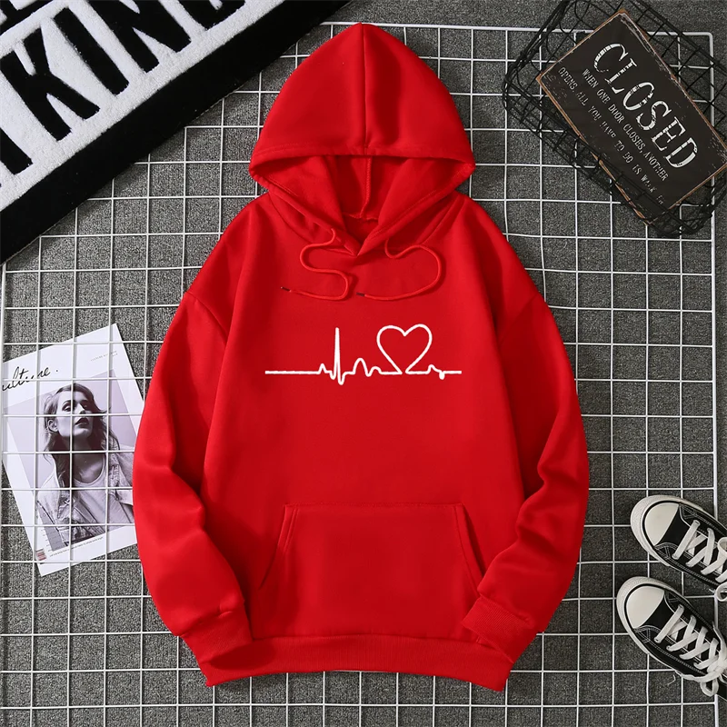 2025 Winter New Women's Hoodie High Street Unisex style Double Pockets Sweatshirts Outerwear Plus-Size Women's Clothing CYXX247