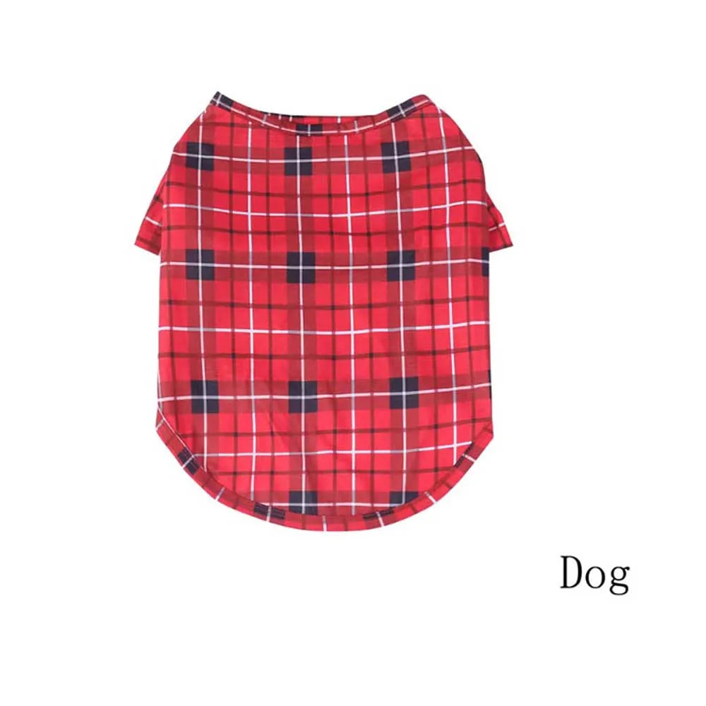 Family Christmas Pajamas Matching Sets Adult And Kids Xmas Red Plaid Button Shirts Tops+Pants Baby Romper Loungewear Pyjamas