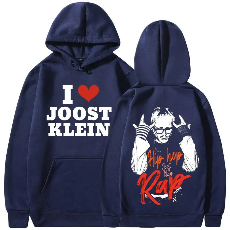 I Love Joost Klein Europapa Hoodies Men/Women Clothing Fashion Harajuku Hip Hop Sweatshirts Autumn Winter Fleece Warm Pullovers