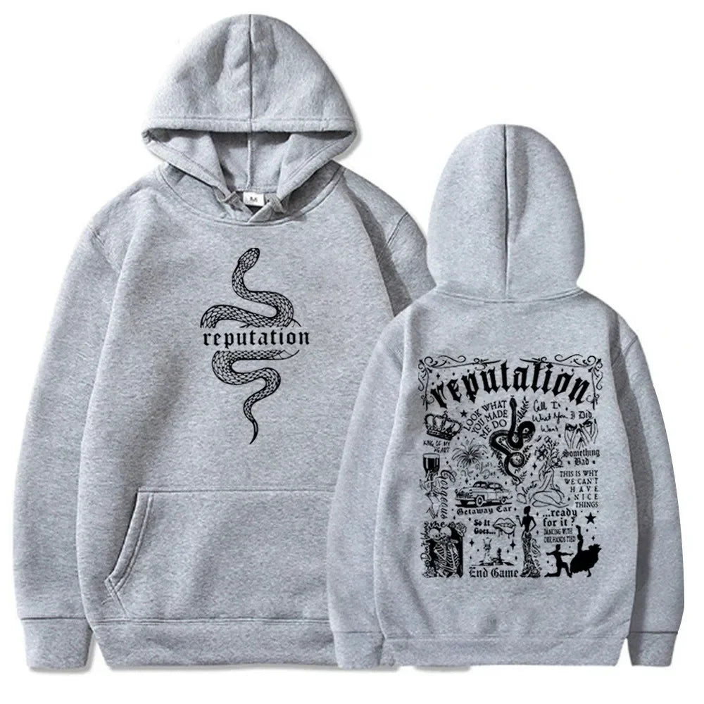 Latest Trend Code Taylor Reputation Fashion Hoodie Reputation Music Fans Love Hoodies Street Punk Style