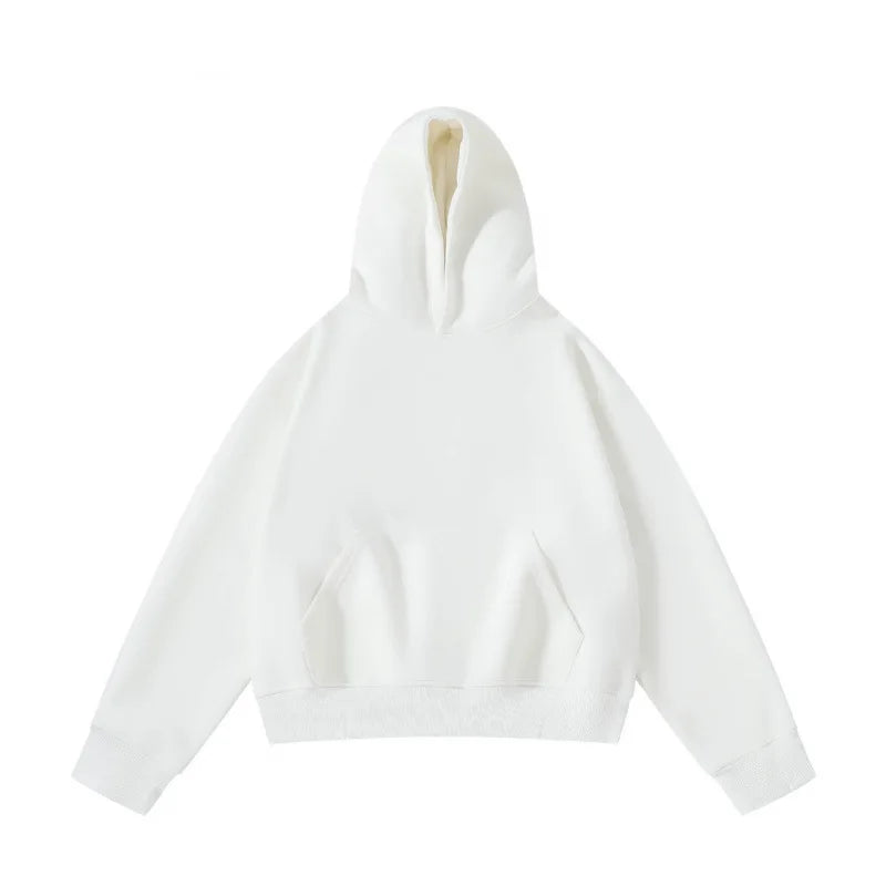New Arrival Spring & Autumn Short Couple Hoodies for Men and Women - High Weight Pullover Hoodie B255-FW228