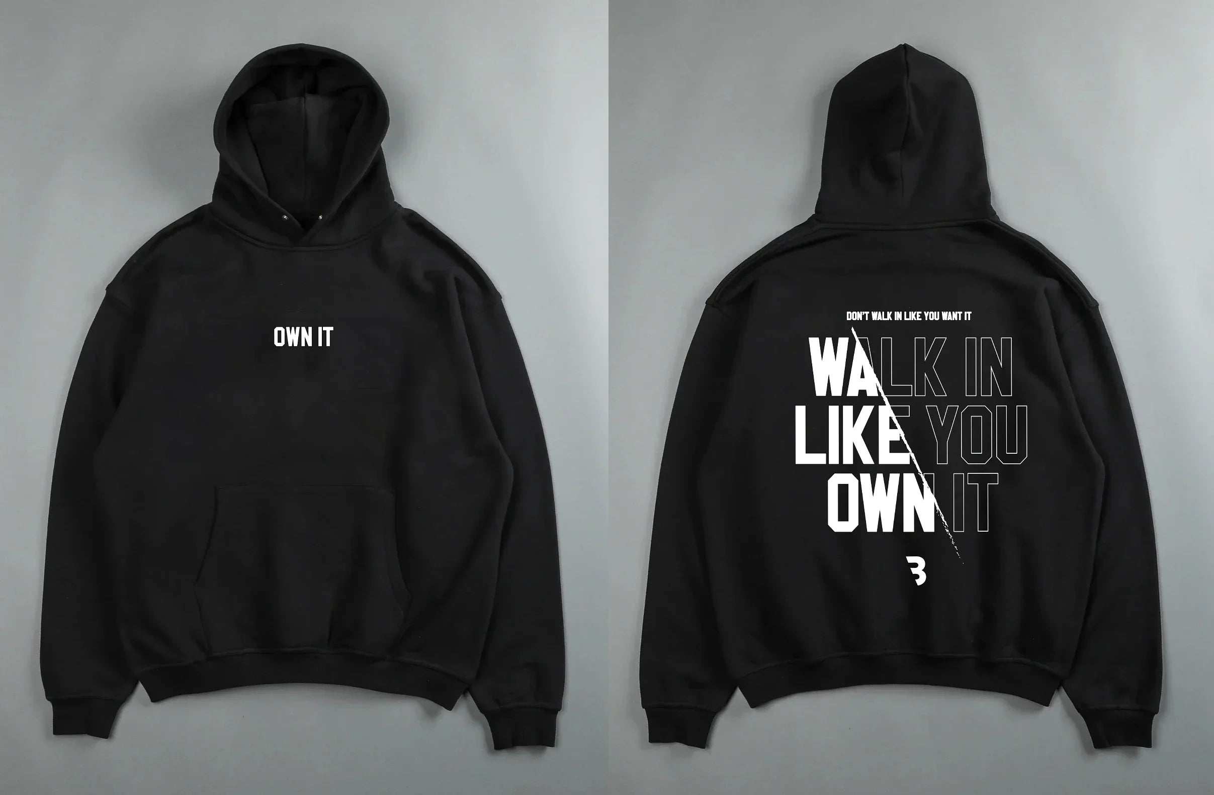 Men's Gym Fitness Hoodie Autumn Long Sleeve Hooded Pullover Printed Sweatshirt Plus Size Winter Apparel Sportswear Top