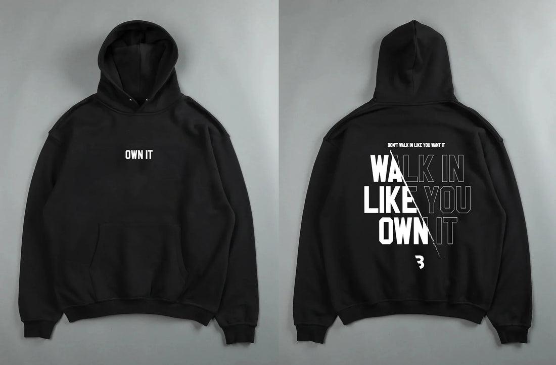 Men's Gym Fitness Hoodie Autumn Long Sleeve Hooded Pullover Printed Sweatshirt Plus Size Winter Apparel Sportswear Top