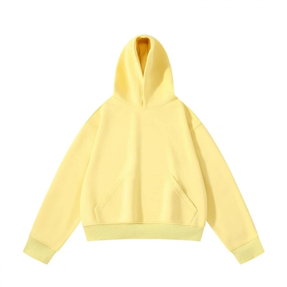 New Arrival Spring & Autumn Short Couple Hoodies for Men and Women - High Weight Pullover Hoodie B255-FW228