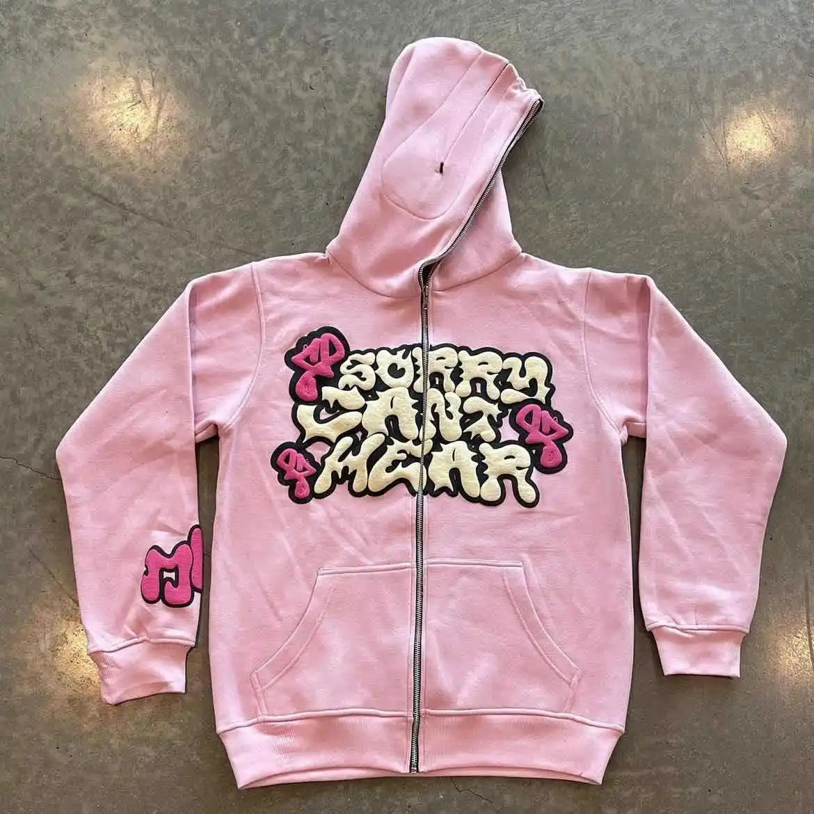 American Retro Star and Letter Printed Zip-up Hoodies Y2K Women / Men Spring Autumn Section Lazy Fashion Street Cardigan Jacket