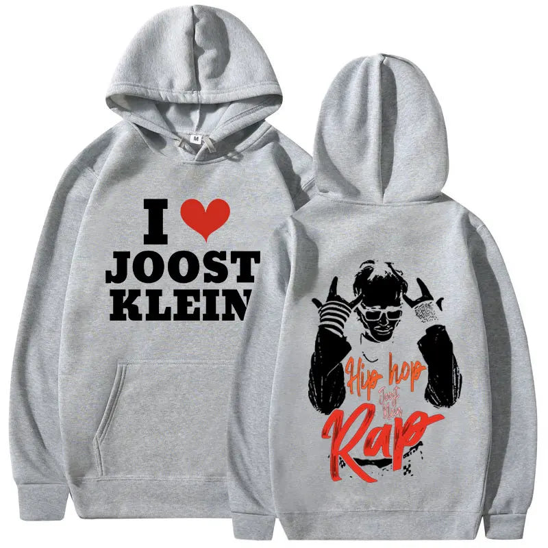 I Love Joost Klein Europapa Hoodies Men/Women Clothing Fashion Harajuku Hip Hop Sweatshirts Autumn Winter Fleece Warm Pullovers