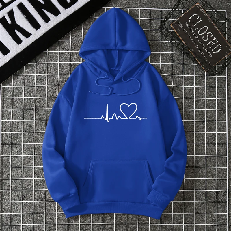 2025 Winter New Women's Hoodie High Street Unisex style Double Pockets Sweatshirts Outerwear Plus-Size Women's Clothing CYXX247