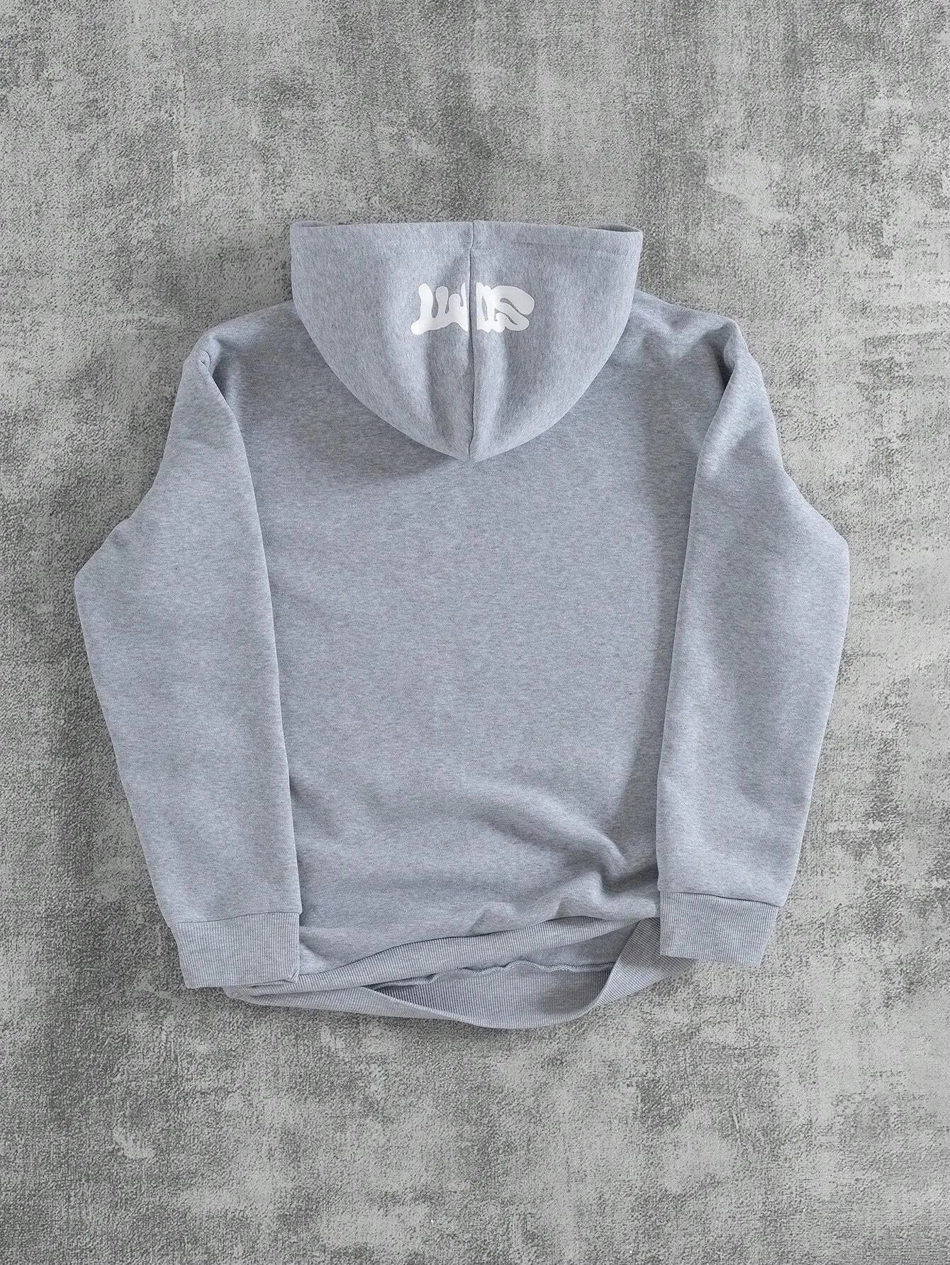 The new men's hooded sweatshirt for Spring and Autumn 2025 is casual fashionable and comfortable with 3D star pattern printing
