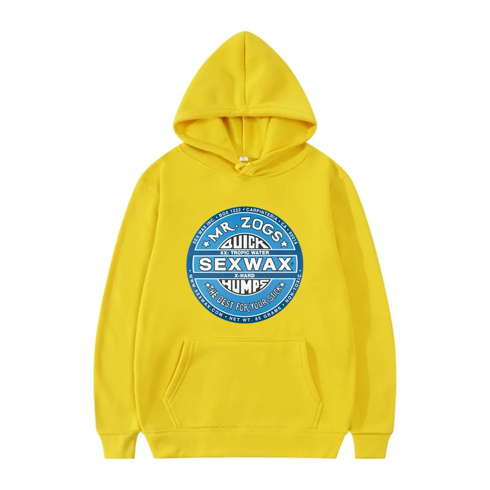 2026New's Men Cool Pullover Fashion Thin Hoodies Unisex Streetwear Sex Wax Mr Zogs Surf Sweatshirt  Tops hoodies