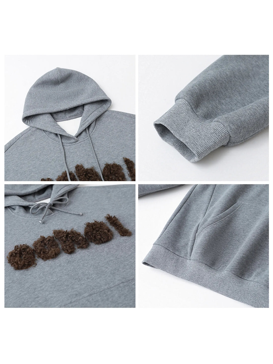 CHIC VEN Fashion Women Sweatshirts Loose Casual New Plush Letter Sticker Hooded Long Sleeved Warm Female Coat Autumn Winter 2025