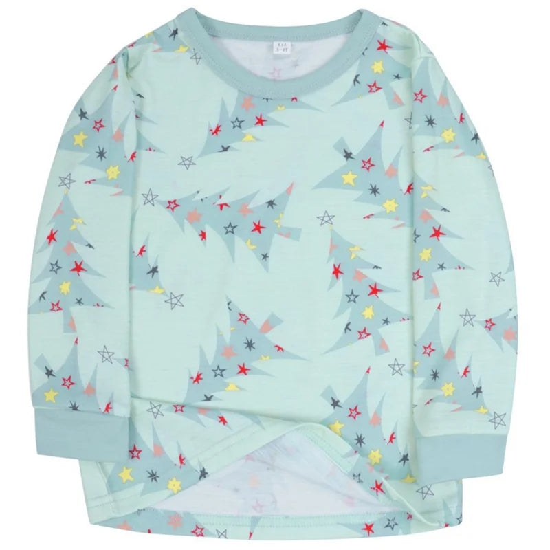 Xmas Family Look Pyjamas Sets Spring Print Pajamas Suits Autumn Mom Daughter Dad Son Matching Outfits Christmas Casual Sleepwear