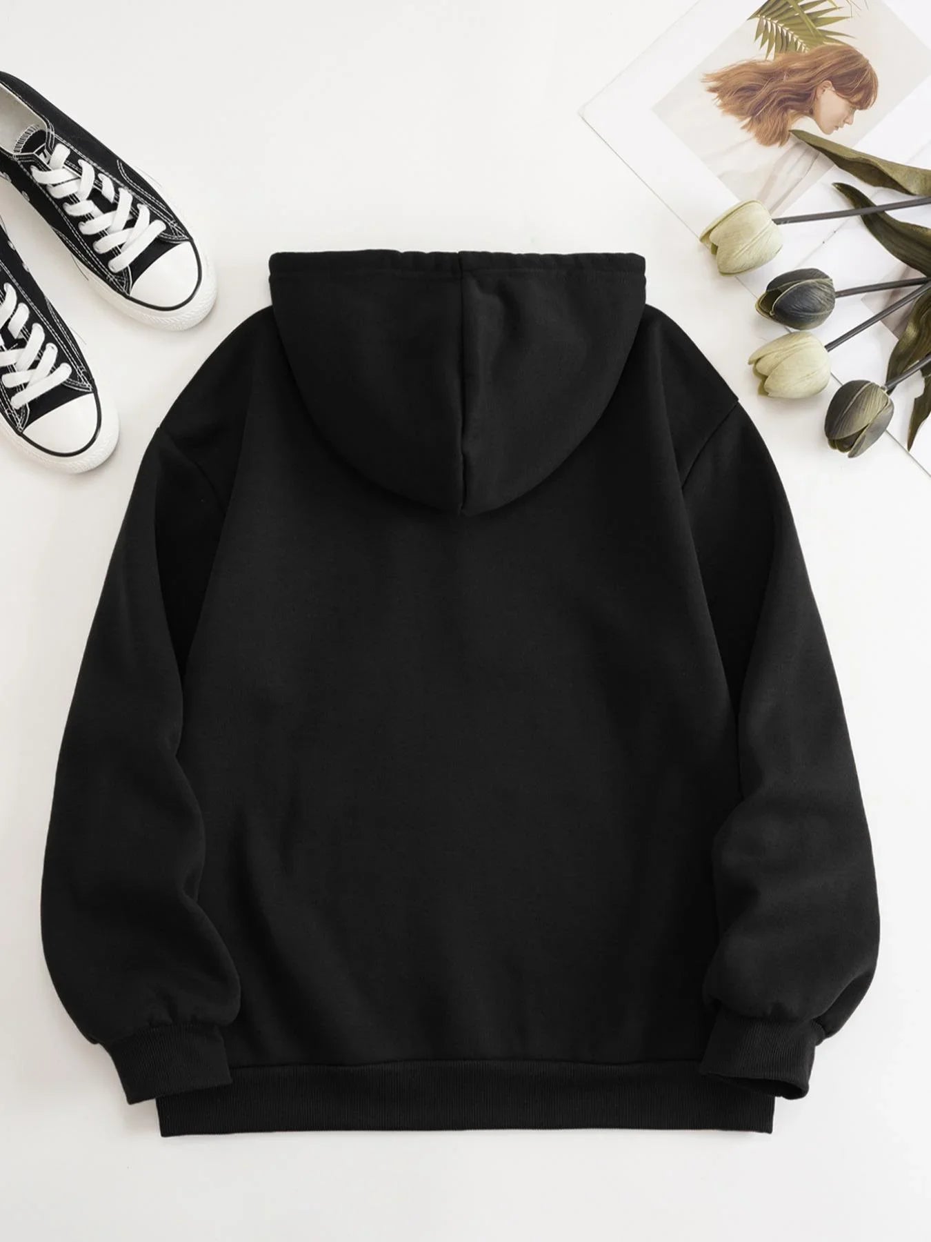 Fashion Men's Women's Hoodies Spring Autumn Winter Casual Loose Pocket Sweatshirts Men Tops Solid Color Hoodie Sweatshirt Male