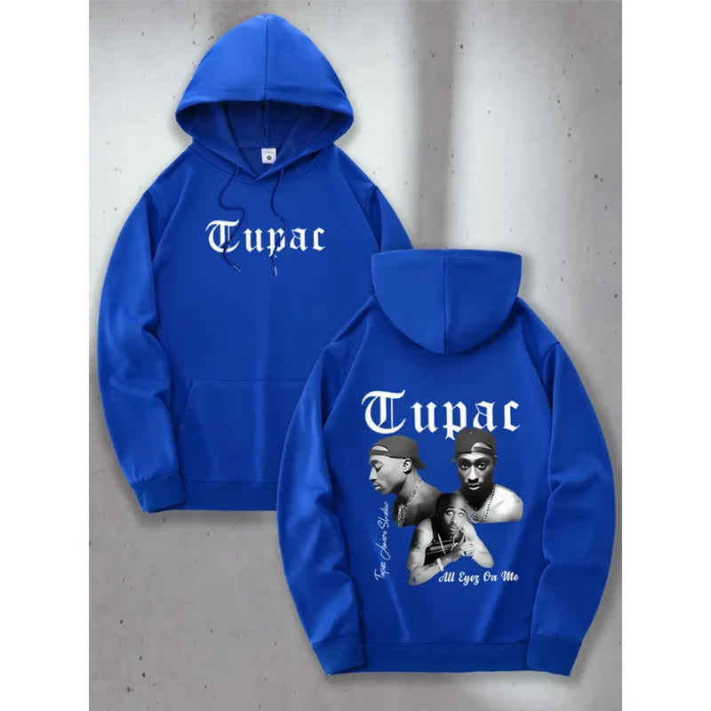 Tupac 2pac Hoodie Men Women Sweatshirt Print Unisex Streetwear Hip Hop Style Autumn Winter Fashion Hip Hop Tops Clothes Male