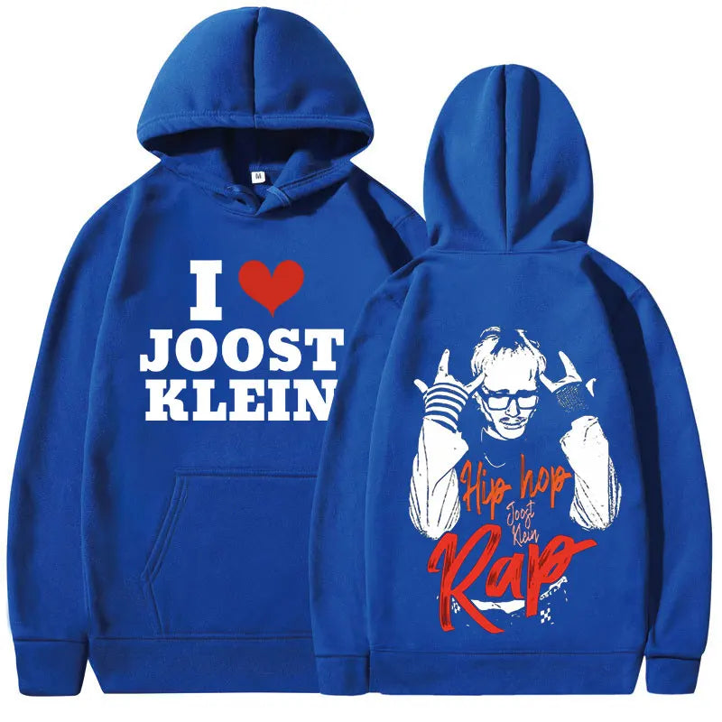 I Love Joost Klein Europapa Hoodies Men/Women Clothing Fashion Harajuku Hip Hop Sweatshirts Autumn Winter Fleece Warm Pullovers