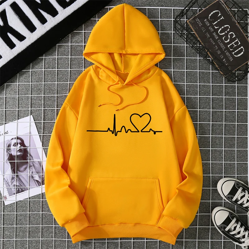 2025 Winter New Women's Hoodie High Street Unisex style Double Pockets Sweatshirts Outerwear Plus-Size Women's Clothing CYXX247
