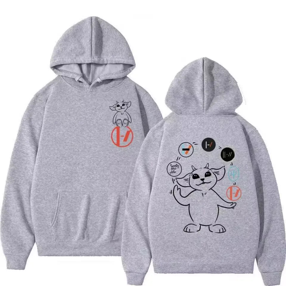 No. 21 Pilot Printed Men's Hoodie Printed Hip-Hop Retro Rock Sports Fashion Men's Sweater Autumn and Winter Adult New Tops