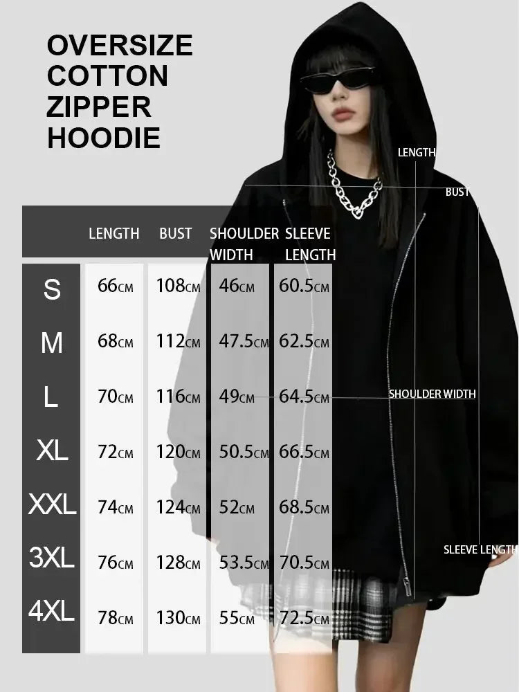 Ariana Grande Zip Hoodie Unisex Oversized Zip Sport Unisex Fashion Hip Hop Zip Jacket Cotton Fleece Fabric
