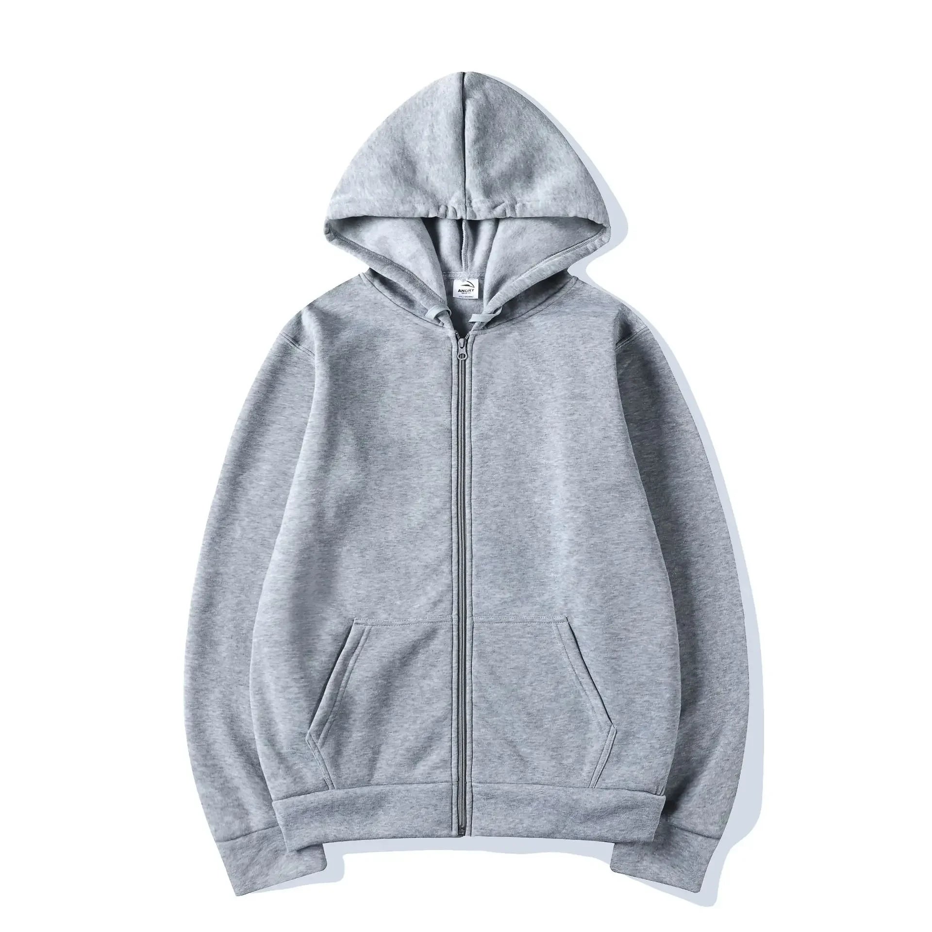 Men's and Women's Universal Warmth Trendy Zippered Hooded Sweatshirt - Fall/Winter Style - Men's - New Long-Sleeved Hooded Sport