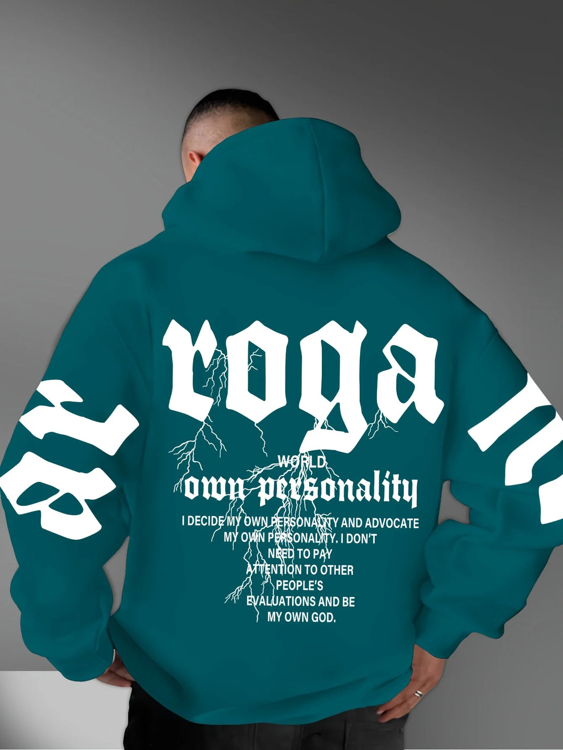 Hot selling autumn men's fashionable letter printed comfortable and soft hooded sweatshirt outdoor urban street style clothing