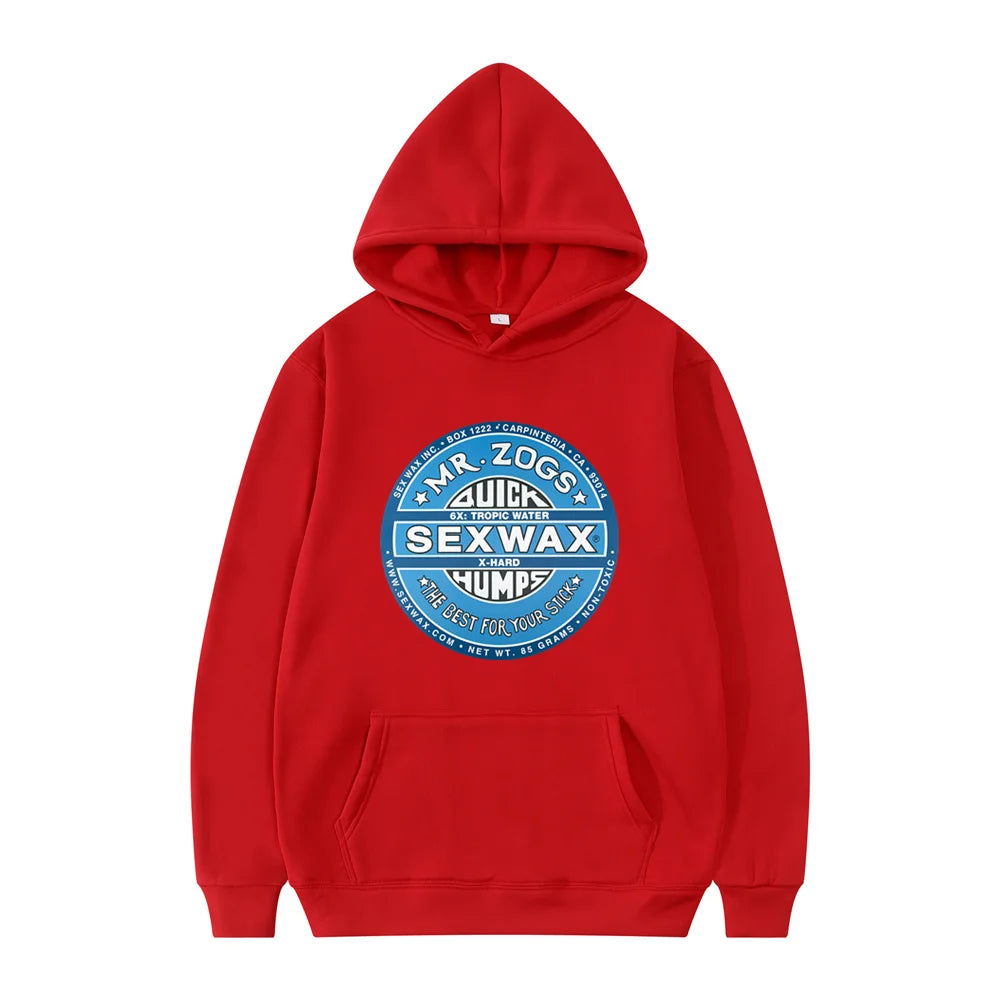 2026New's Men Cool Pullover Fashion Thin Hoodies Unisex Streetwear Sex Wax Mr Zogs Surf Sweatshirt  Tops hoodies