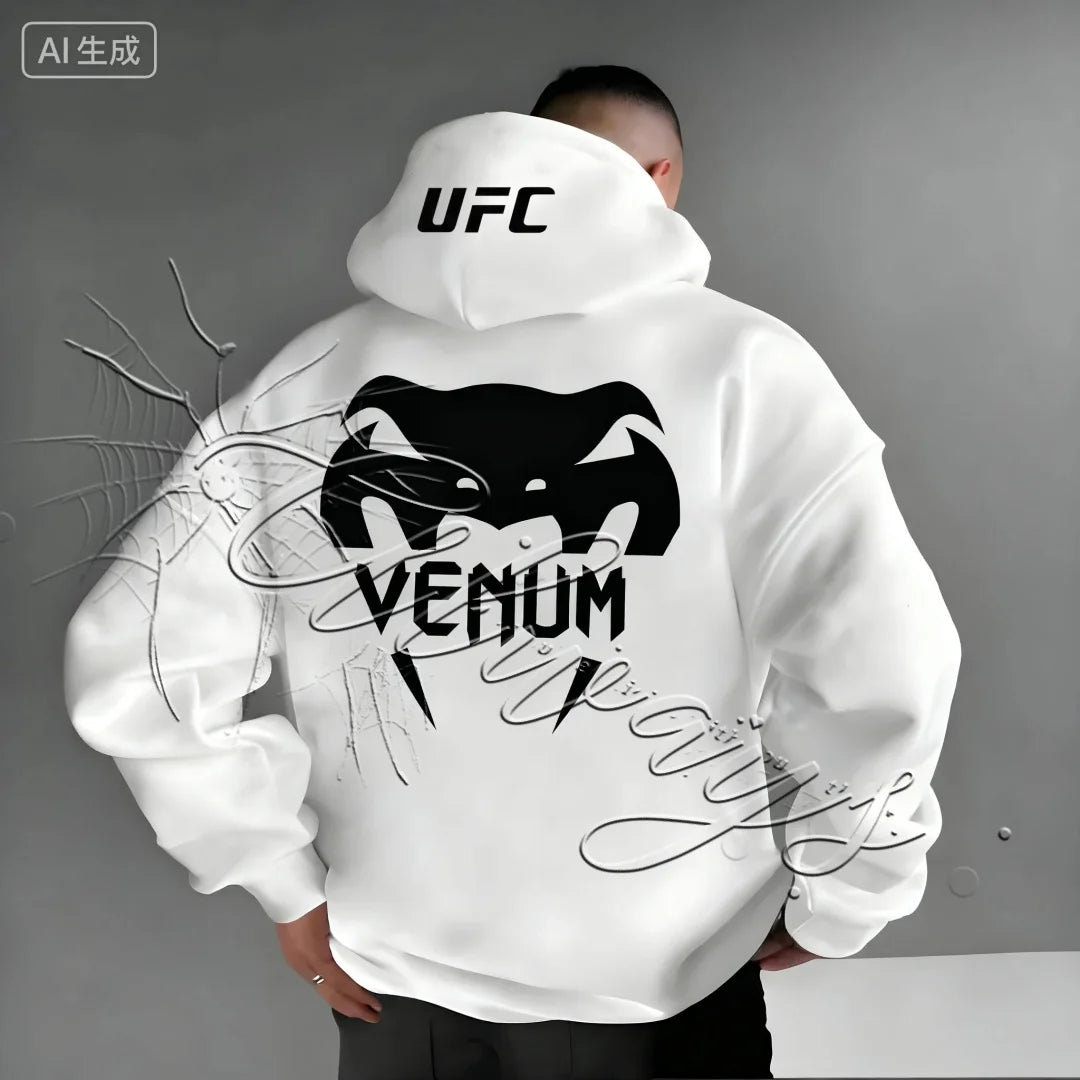 2026 New Design UFC MMA Men's and Women's Sports Fitness Fighting Training Hoodie Fashionable Retro Casual Boxing Jujutsu Hoodie