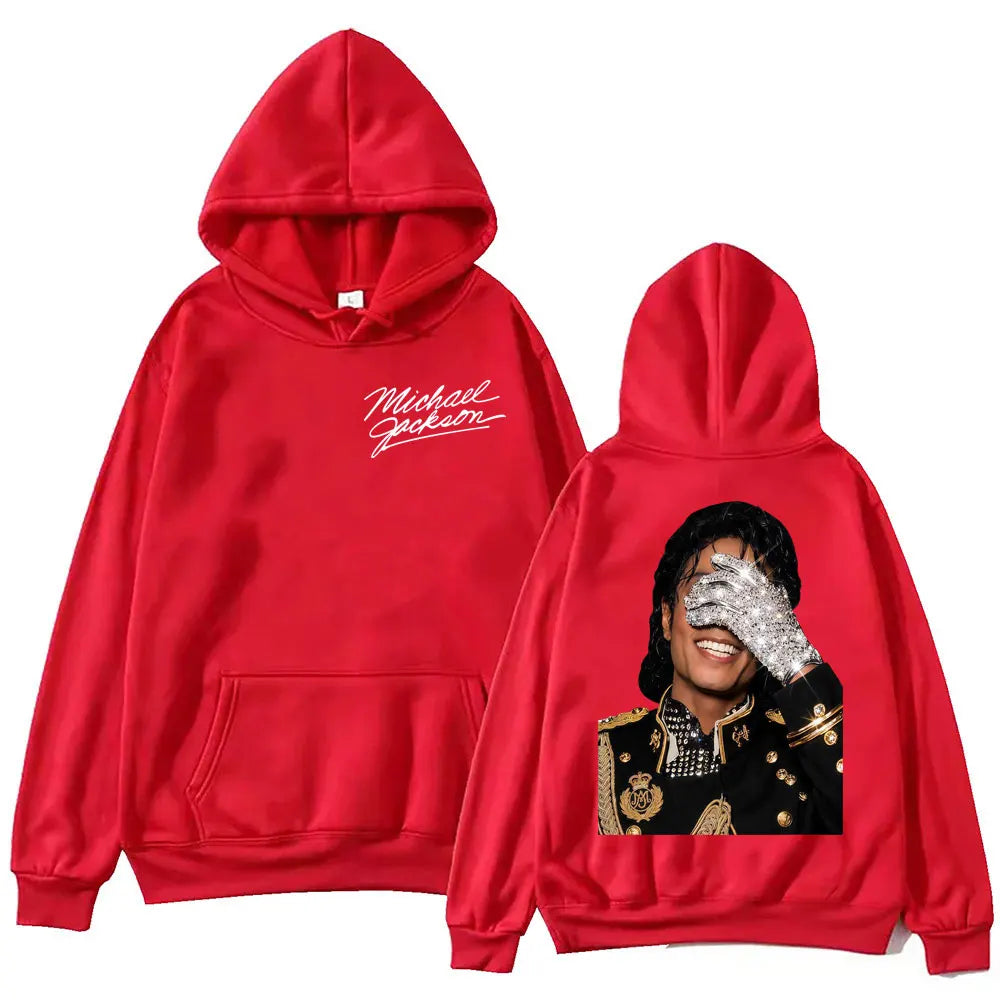 90's Classics Michael Jackson Hoodie Gothic Fashion Vintage Hooded Sweatshirts Men Women Punk Clothing Rock Pullovers Streetwear