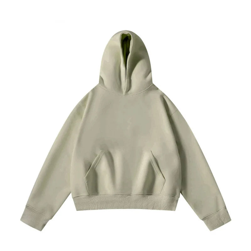 New Arrival Spring & Autumn Short Couple Hoodies for Men and Women - High Weight Pullover Hoodie B255-FW228