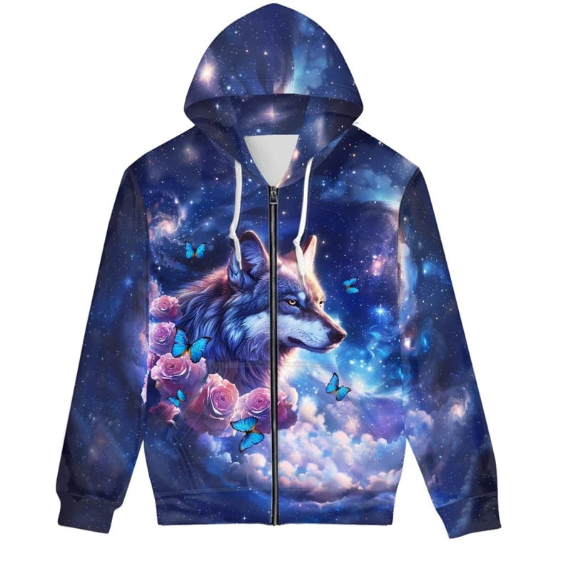 Graffiti Tie Dye 3d Graphic Zipper Hoodies Sweatshirts Men Women Unisex Oversized Hoodie Kids Zip Up Streetwear Tracksuits Tops