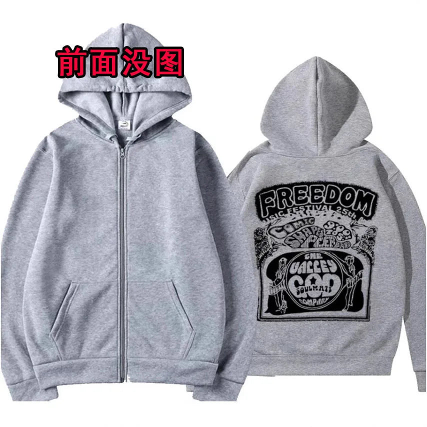 Fashion streetwear Y2K for Men and Women Zipped Hoodie Cry of Fear Simon's hooded Jacket Hip-hop Men's Casual Hooded Sweatshirt