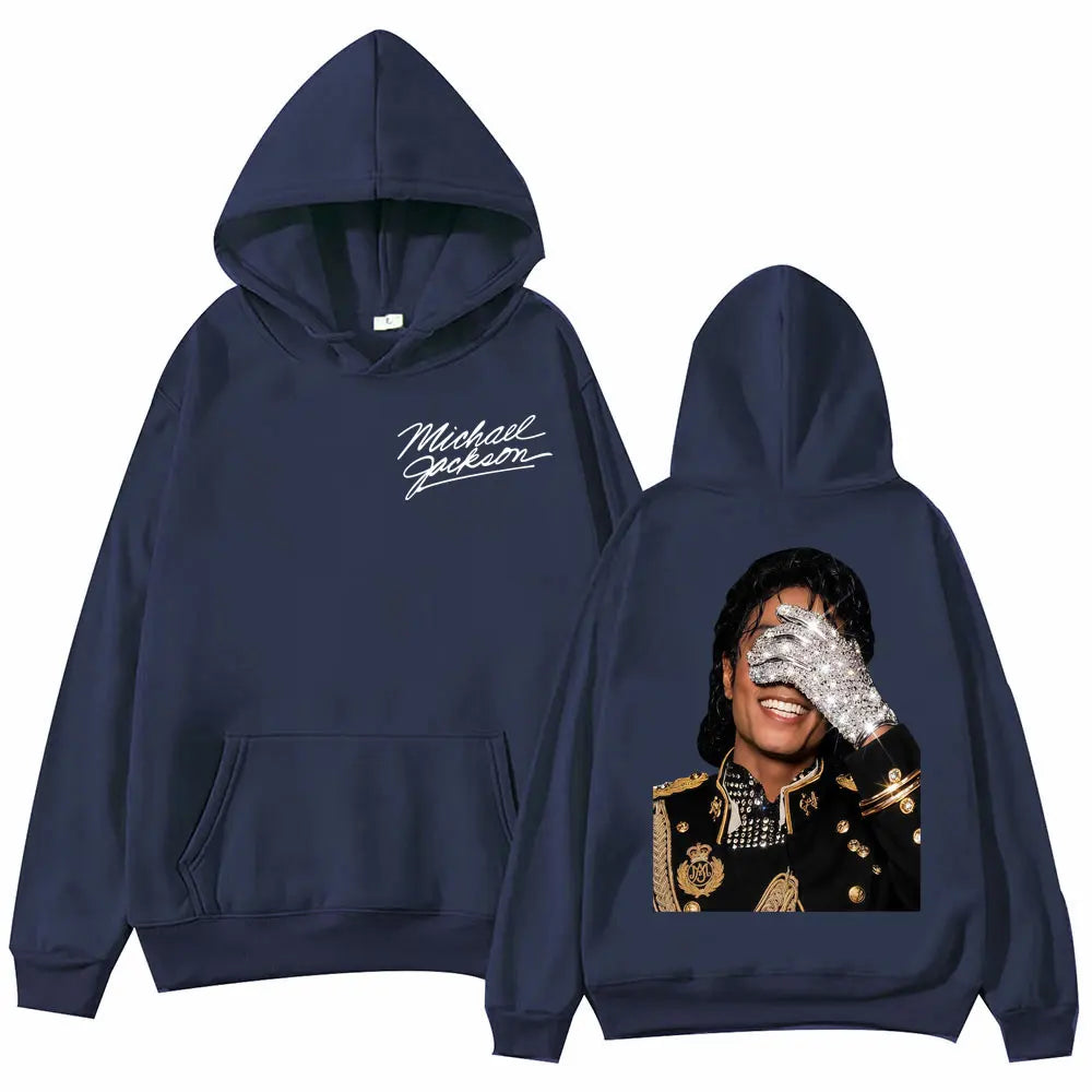 90's Classics Michael Jackson Hoodie Gothic Fashion Vintage Hooded Sweatshirts Men Women Punk Clothing Rock Pullovers Streetwear