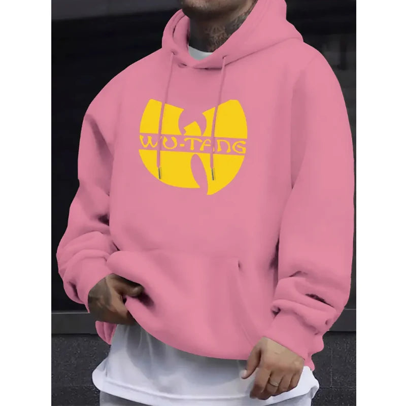 Hip Hop Années 90 Wu Clan T-tangs Hoodie Men Women's Casual Autumn Winter Vintage Hoodies Fleece Long Sleeve Hooded Sweatshirts