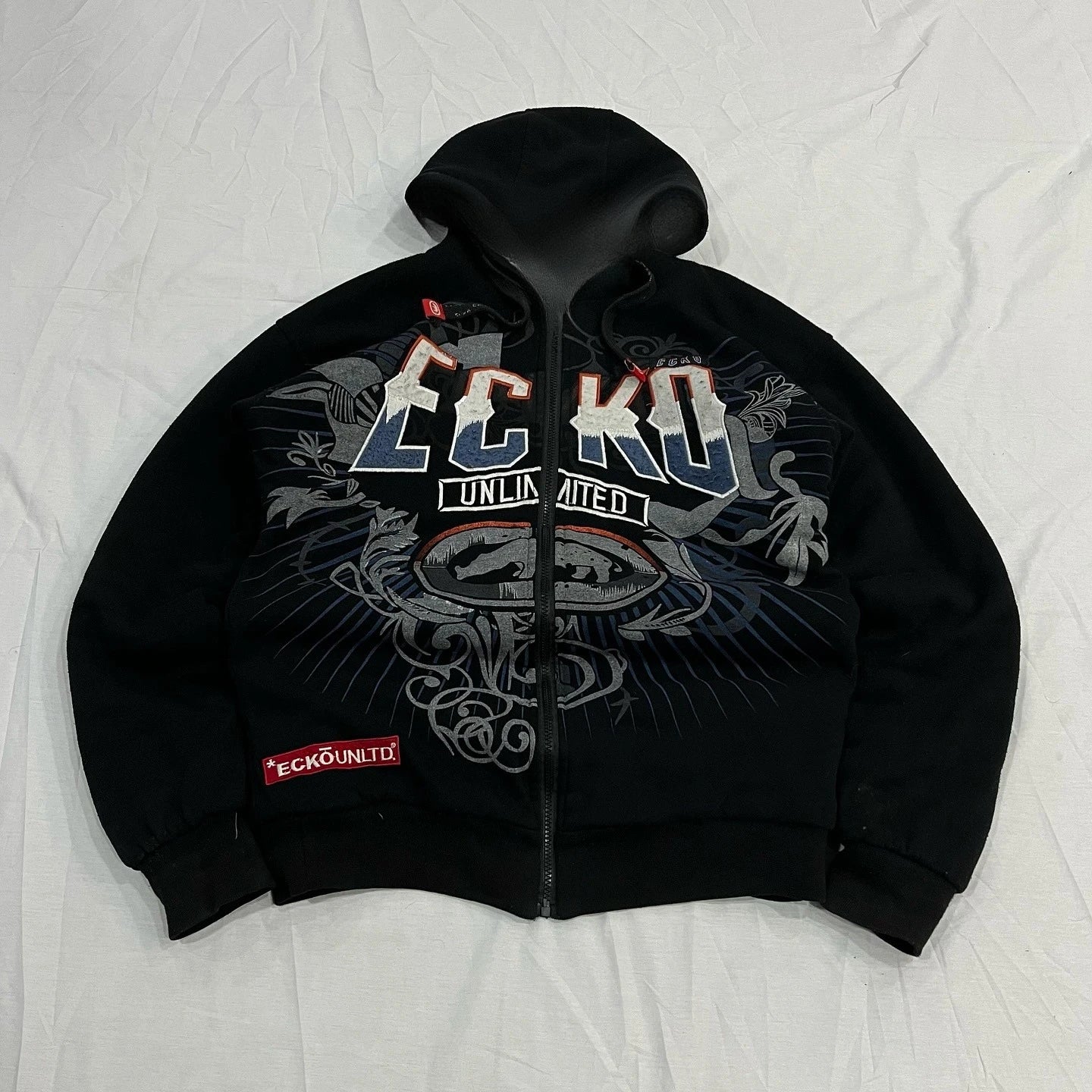Explosions Y2K Hooded sweater Men American Retro Hip-Hop Street Graffiti Unisex Zipper Hoodie Fashion Printed Pattern Sweatshirt